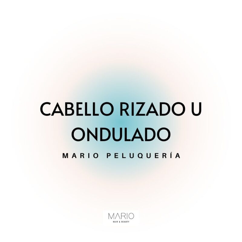 Cabello rizado u ondulado